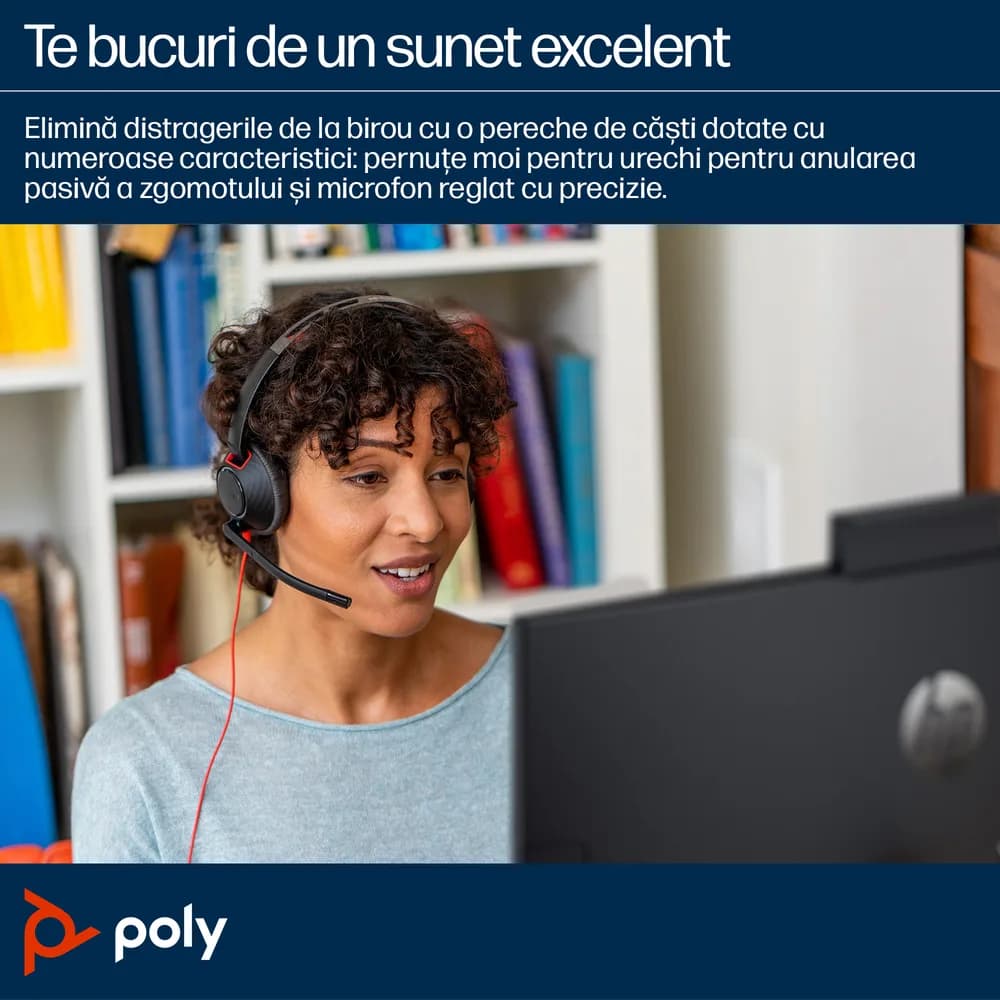 Poly BW 5220 USB-C HS +3.5mmP +USB-C/A"8X231AA" — miniatură