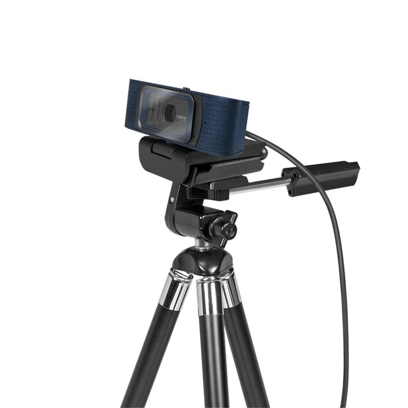 CAMERA WEB LOGILINK senzor.1080p Full-HD cu rezolutie video 1920x1080; unghi vizualizare 80grade, pivotare 90grade, rotatie 180grade,mic dual, autofocus,cablu 1.6m, "UA0379" — miniatură