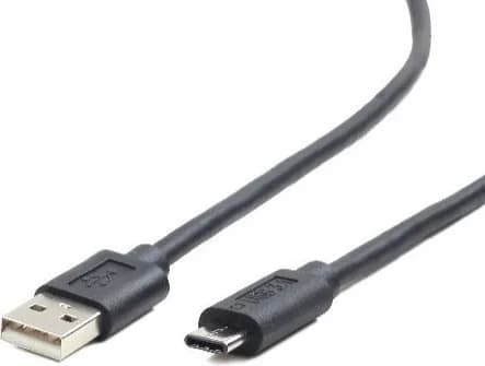 CABLU alimentare si date GEMBIRD, pt. smartphone, USB 2.0 (T) la USB 2.0 Type-C (T), 1.8m, negru, "CCP-USB2-AMCM-6"