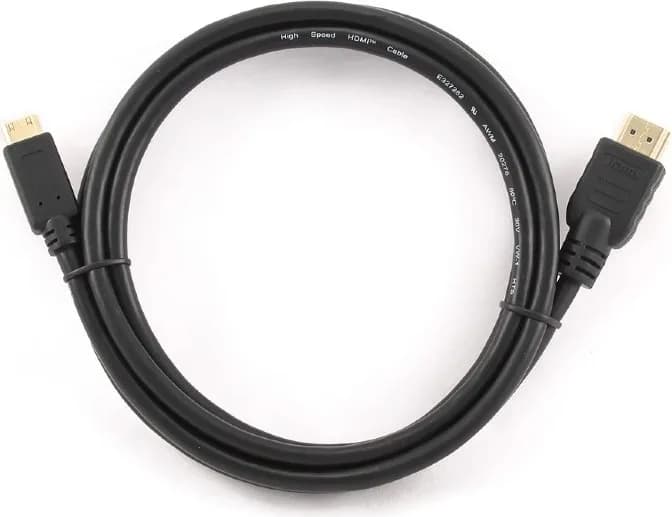 CABLU video GEMBIRD, adaptor HDMI (T) la Mini-HDMI (Type C)(T), 1.8m, rezolutie maxima 4K DCI (4096 x 2160) la 60 Hz, negru, "CC-HDMI4C-6"