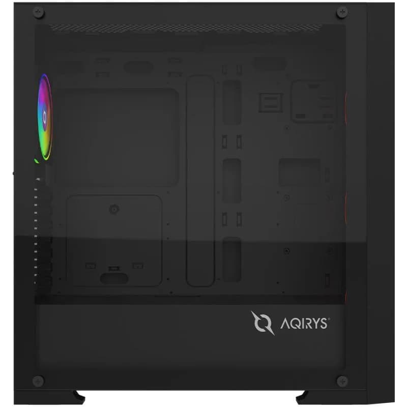 Carcasa AQIRYS Avior, RGB, Mid Tower, Black — miniatură