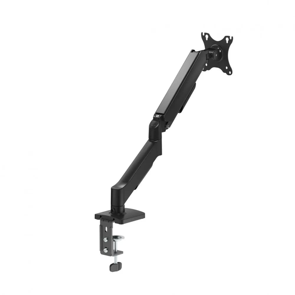 Braț pentru monitor cu contragreutate Material: Oțel, Plastic Tehnologie: Arc Suprafață finisaj : Vopsit electrostatic, Acoperire cu Pulbere Dimensiune compatibila ecran: 17"-32" Greutate maxima (pe ecran): 2~9 kg Compatibilitate VESA: 75x75, 100x100 Interval de inclinare : +90°-90° Interval de — miniatură