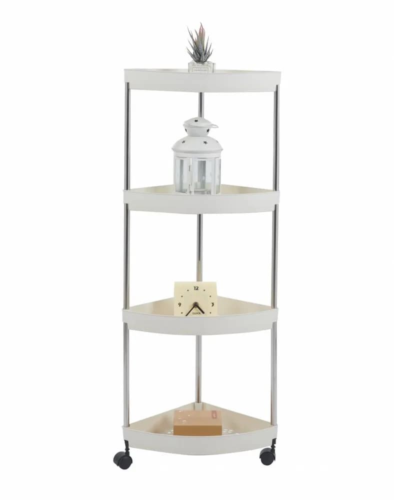 Raft de colt cu roti, 36x25.5x85 cm