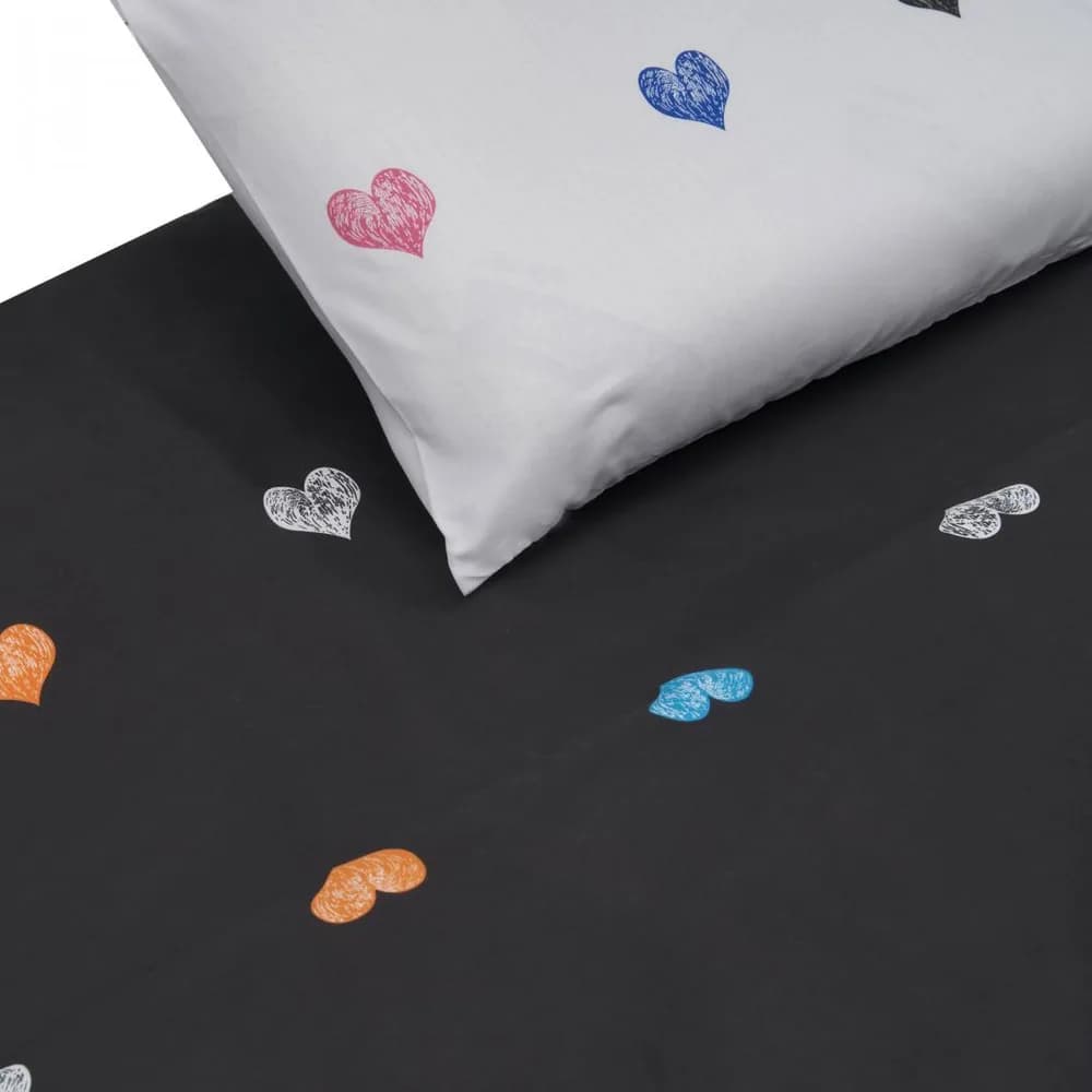 LENJERIE DE PAT KS MICROFIBRA HEARTS — miniatură