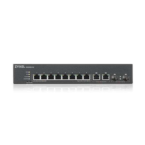 ZYXEL GS2220-10HP 10-PORT GBE SWITCH — miniatură