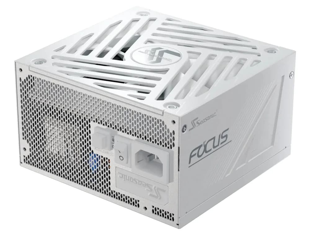 Sursa Seasonic FOCUS GX ATX 3 (2024), 80 Plus Gold, 1000W, 12VHPWR, ATX 3.1, Full Modulara, Alb "FOCUS-GX-1000-V4-WHITE" — miniatură