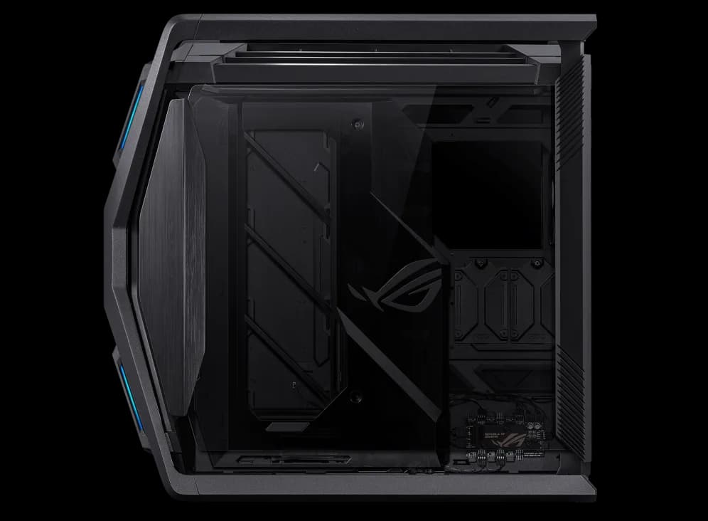 Carcasa ASUS ROG HYPERION GR701, RGB, Full Tower, Black — miniatură