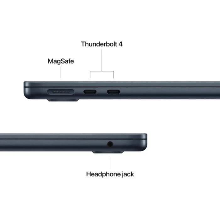 MacBook Air 13.6" Retina/Apple M5 (CPU 10-core, GPU 10-core, NeuralEngine16-core)/16GB/1TB - Midnight - INT KB (No Adapter) - 2026 — miniatură