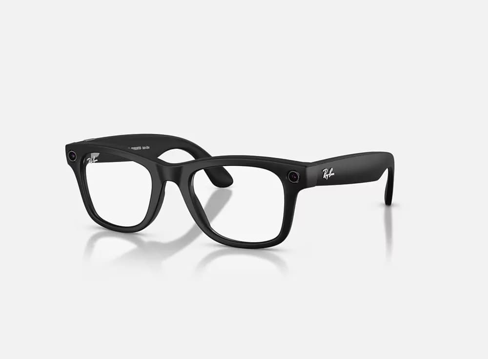ORW4012 META WAYFARER High Bridge Fit - Matte Black - Clear Gen 2 — miniatură