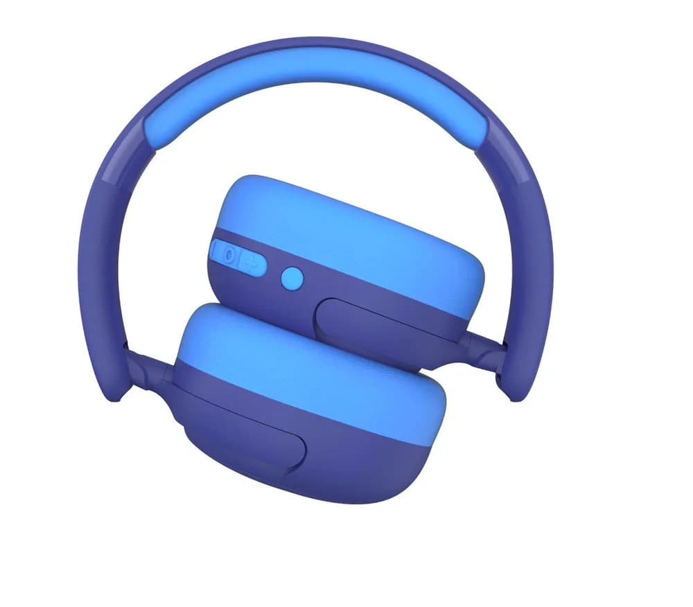Casti Over-ear PowerLocus Lion, Wireless/Wired, Albastru — miniatură