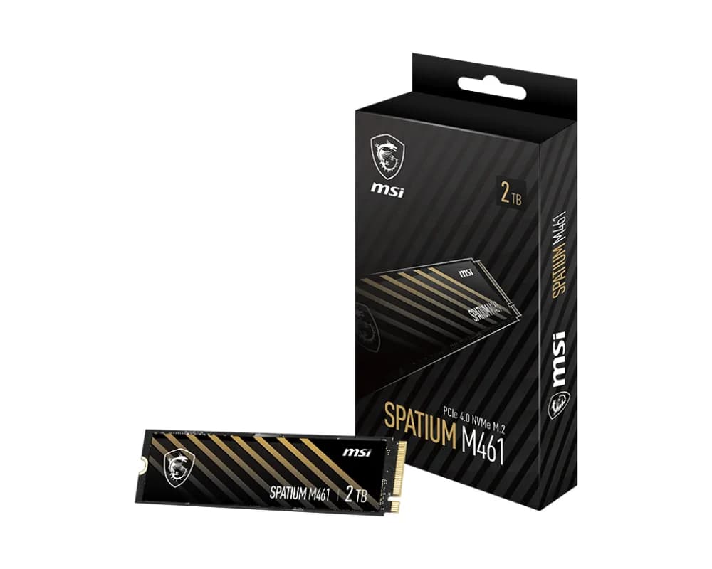 MSI SPATIUM M461 2TB SSD PCIe 4.0 NVMe M.2 "SPATIUM M461 PCIE 4.0 NVME M.2 2TB"