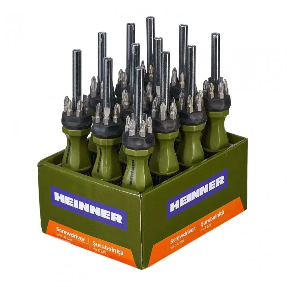 HEINNER SURUBELNITA CU 6 BITI 25MM — miniatură