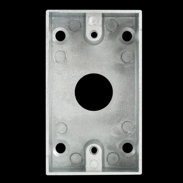 Carcasa din aluminiu pentru montarea aplicata a butoanelor