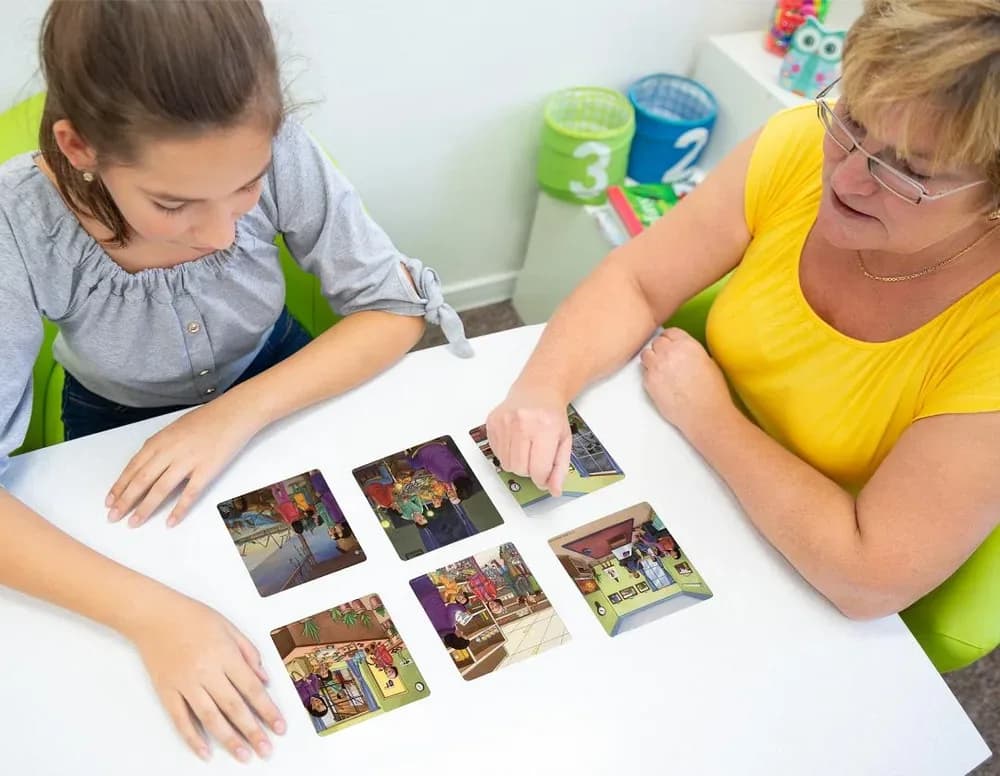 Cartonașe Spark de Secvențiere și Povestire pentru Logopedie – Set 1 — miniatură