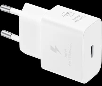 Incarcator retea Super Fast Charger 25W, port USB Type-C, fara cablu, Alb "EP-T2510NWEGEU"
