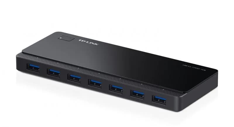 Hub USB TP-Link UH700, USB-A, 7 porturi, Negru