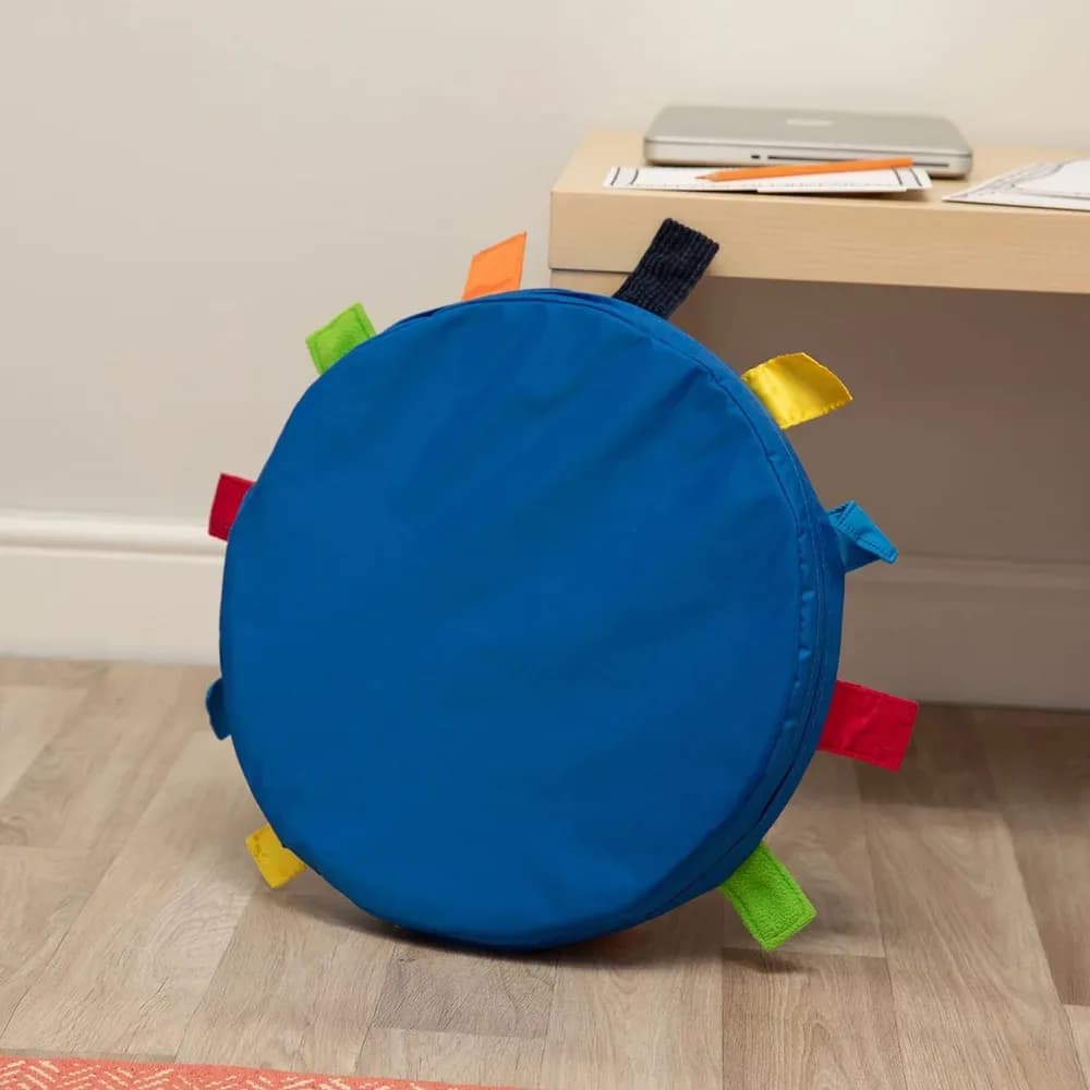 Pernă portabilă senzorială cu etichete tactile – 40cm x 5cm — miniatură