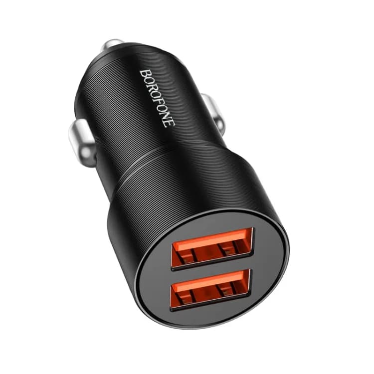 INCARCATOR auto Borofone "BZ19B", pt. bricheta auto, 2 x USB, putere totala 36W, negru "6941991101472"