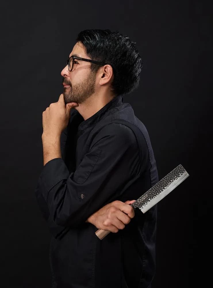 CUTIT NAKIRI 18 CM, RIKITO WATANABE, SAMURAI GOURMET, COOKING BY HEINNER — miniatură