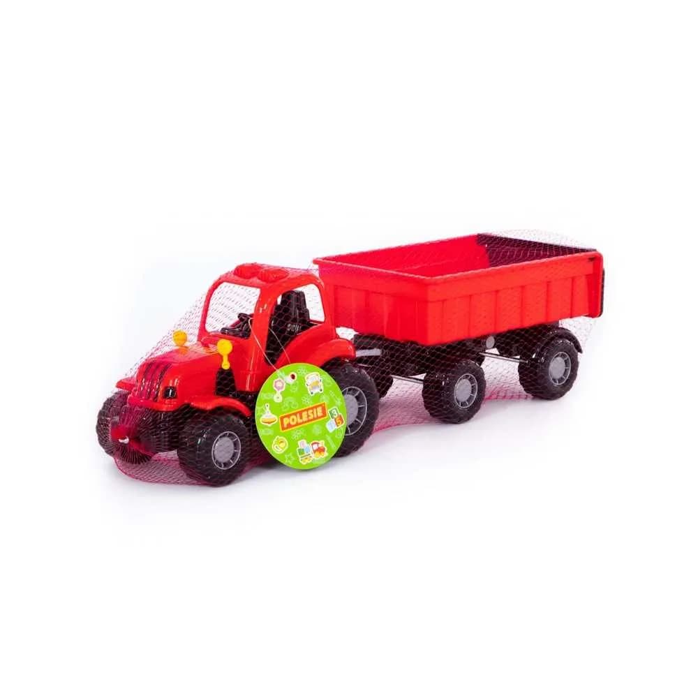 Tractor cu remorca - Hardy, 44x13x14 cm, Polesie — miniatură