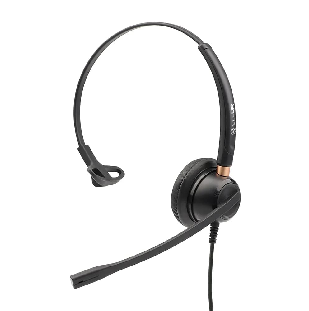 Casti Head-band Tellur Voice 510N, Wired, negru