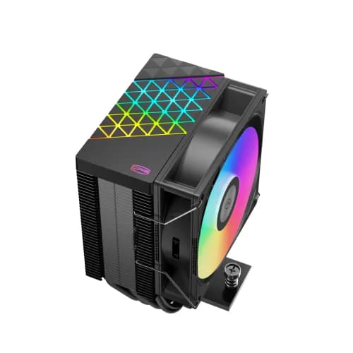 COOLER PCCooler "R400 ARGB" skt. universal, racire cu aer, vent. 92mm, 800 - 2200 RPM, 4 heatpipes, inaltime 133mm, iluminare RGB,"R400 ARGB BK" — miniatură