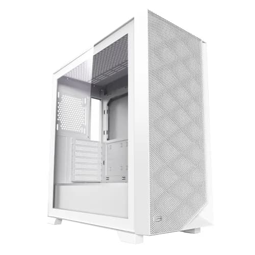 CARCASA PCCooler "C3 D510", middle tower, gaming, fara sursa, suporta 8xfan, , PSU shroud, USB 3.1 gen 1 x 2, audio, mic, 7 sloturi expansiune, alb, "C3D510 WH" — miniatură