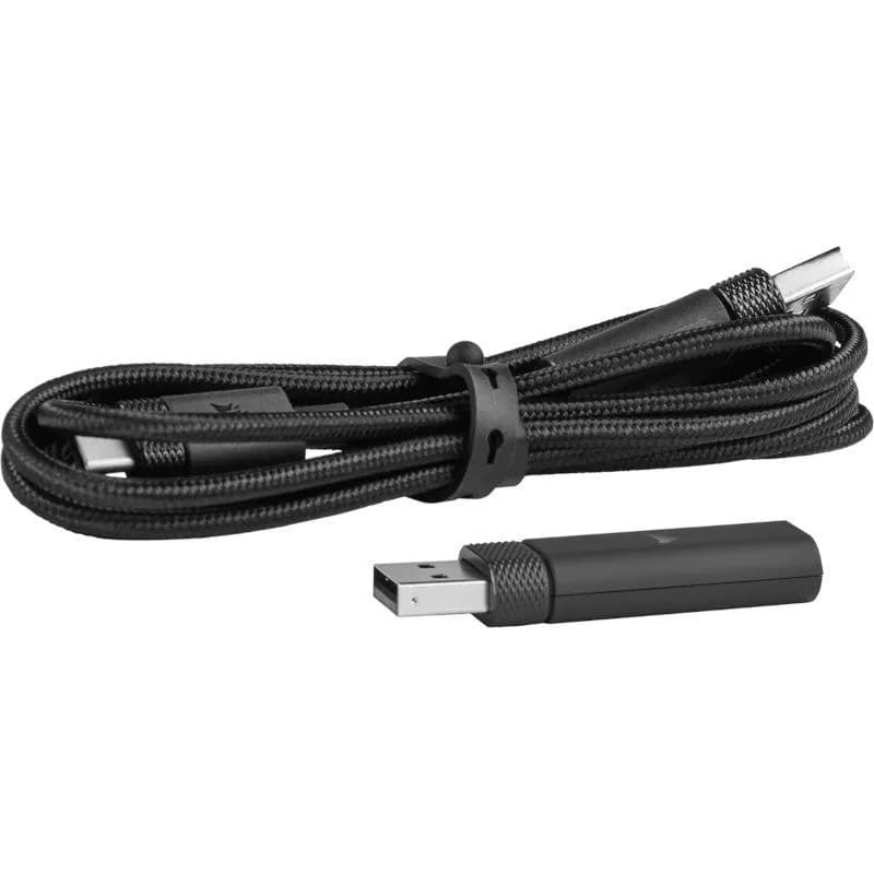Casti Gaming Head-band Corsair HS80 RGB, Wireless, Negru — miniatură