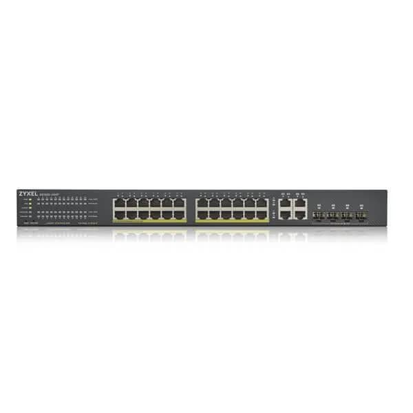 ZYXEL GS192024HPV2 24-PORT GBE POESWITCH — miniatură
