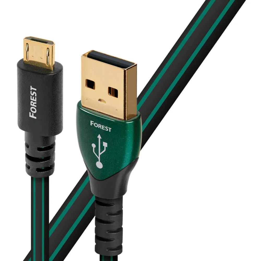 Cablu AudioQuest Forest USB A - Micro USB, 1.5m