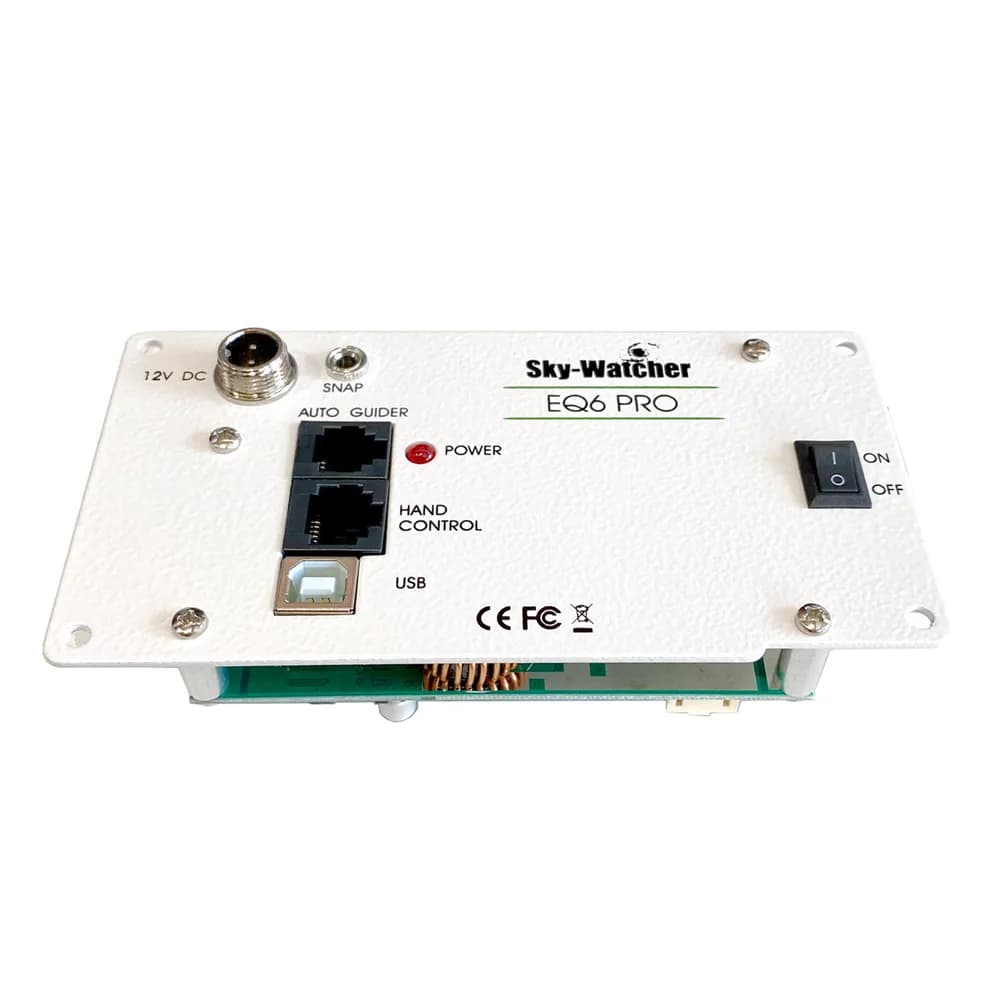 Electronică de control al motorului pentru mecanismele EQ6, NEQ6 Pro, cu port USB, completă cu panou frontal (HM6GT-F00-10, EQ6-PRO)