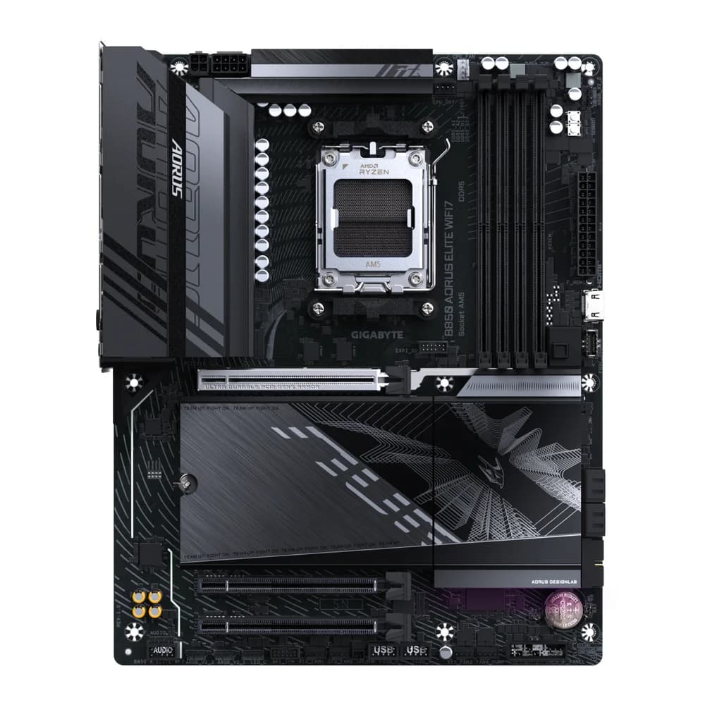Placa de baza Gigabyte B850 AORUS ELITE WIFI7, Socket AM5, DDR5, ATX — miniatură