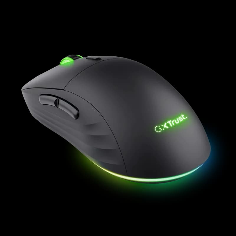 Mouse Gaming Wireless Trust GXT 927 Redex+, 25600 DPI, negru — miniatură