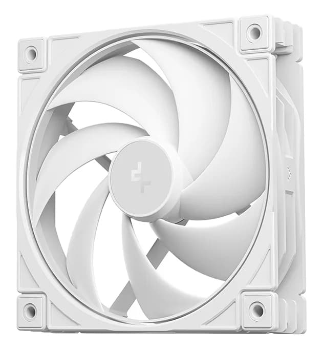 Ventilator DeepCool "FD12 WH V2", 120mm, 500 - 2500 RPM, hydro bearing, 79 cfm, 4-Pin PWM, alb, "R-FD12V2-WHNPN1-G"