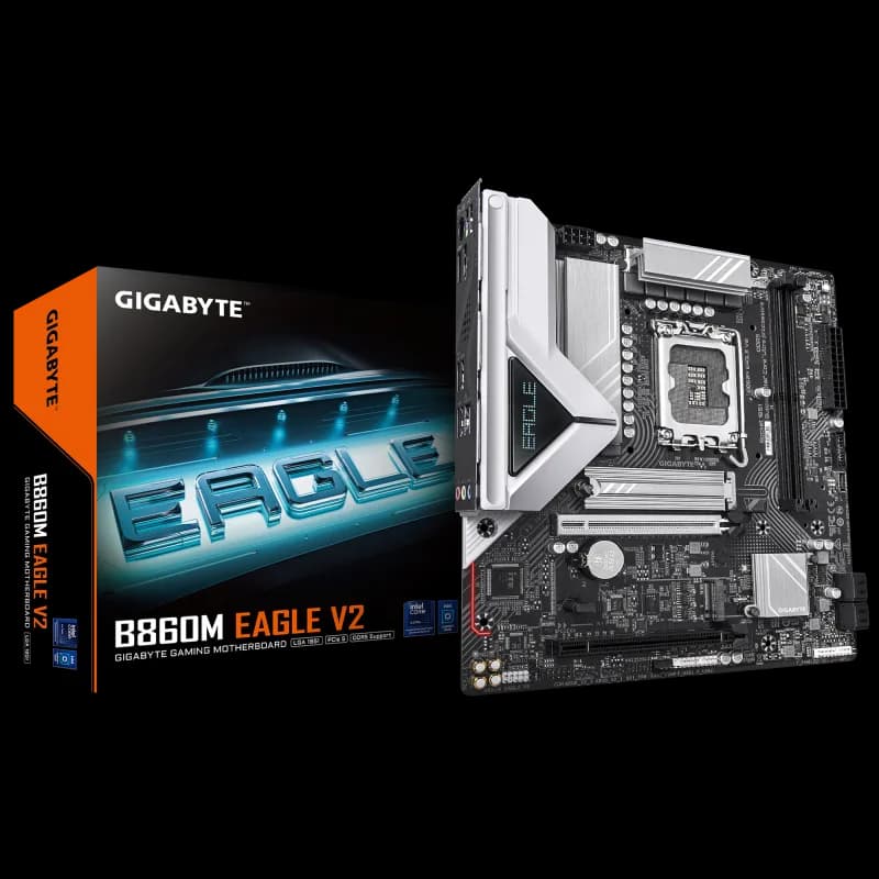 Placa de baza Gigabyte B860M EAGLE V2, Socket 1851, DDR5, Micro-ATX