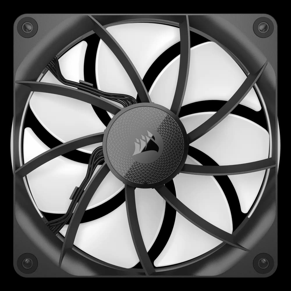 VENTILATOR Corsair iCUE LINK RX140 1x140mm RGB NEGRU, 0.400-2100 RPM +/- 10%,18.1-95.7 CFM, Presiune Statica: 0.15-3.79 mm-H2O, 10-36dBA, Prindere magnetica, Lungime cablu 135mm "CO-9051019-WW" — miniatură