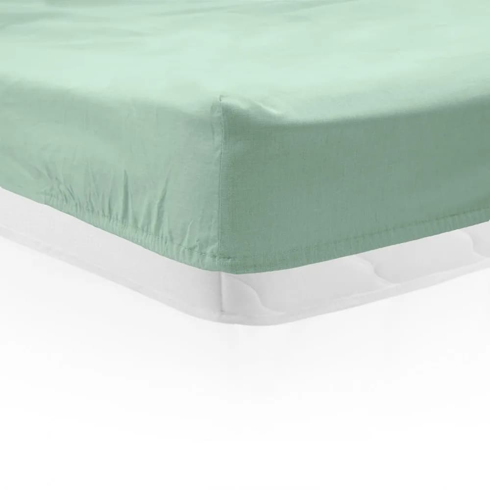 CEARCEAF PAT CU ELASTIC 90X200 CM VERDE