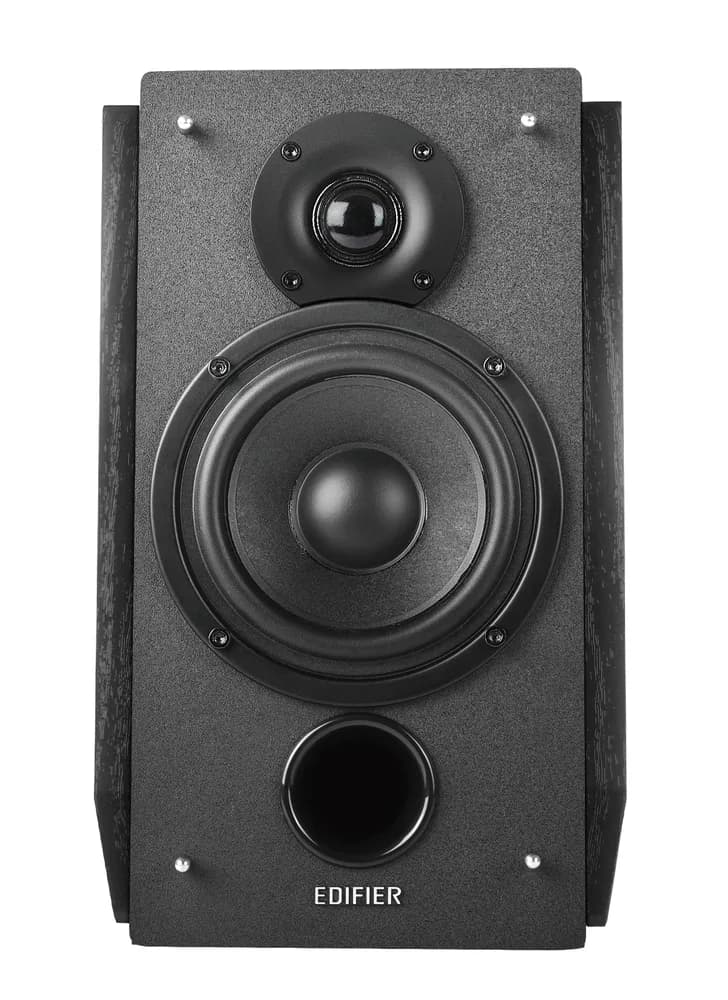 BOXE EDIFIER 2.0, RMS: 70W (2 x 16W, 2 x 19W), bluetooth, telecomanda wireless, volum, bass, treble, optical, coaxial, matte-black, "R1855DB-MB" — miniatură