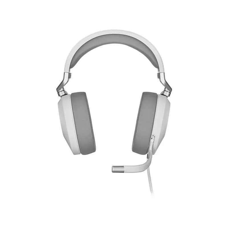 Casti Gaming Head-band Corsair HS65 SURROUND, Wired, Alb — miniatură