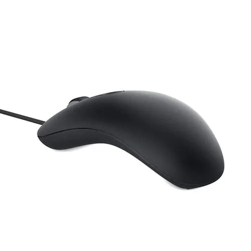 MOUSE DELL, "MS819", PC sau NB, cu fir, USB, optic, 1000 dpi, butoane/scroll 3/1, fingerprint Reader, negru, "570-AARY" — miniatură