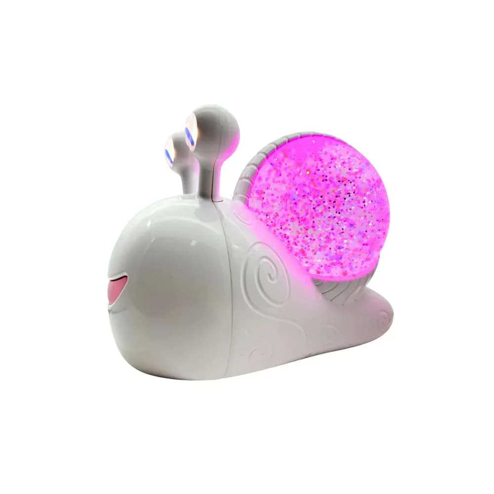 Bilă cu sclipici luminoasă tip melc