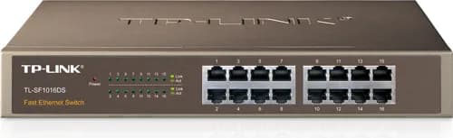 SWITCH TP-LINK 16 porturi 10/100Mbps. carcasa metalica "TL-SF1016DS" — miniatură