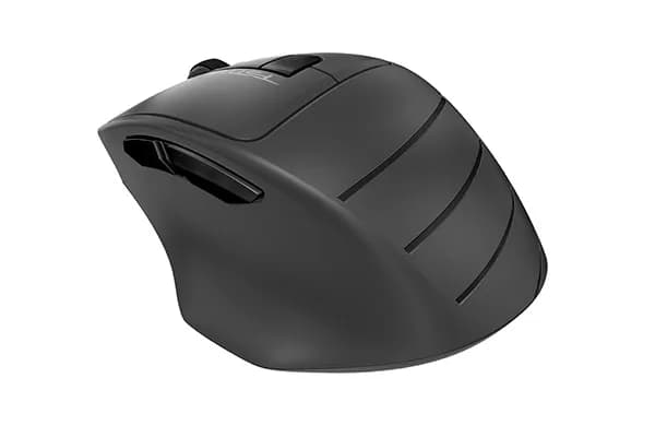 MOUSE A4tech, gaming, wireless, 2.4GHz, optic, 2000 dpi, butoane/scroll 6/1, buton selectare viteza, negru / gri, "FG30 Grey" — miniatură