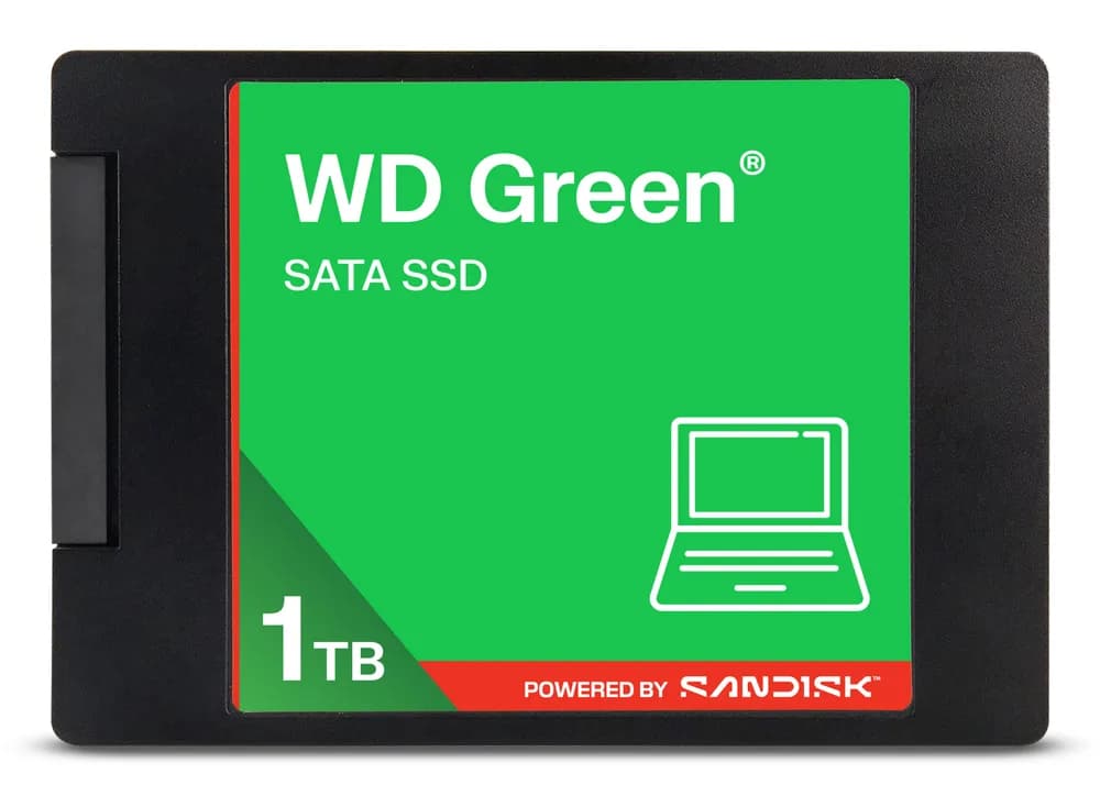 SSD WD Green 1TB SATA, 2.5", 7mm, Read: 545 MBps "WDS100T5G0A-00CPT0"
