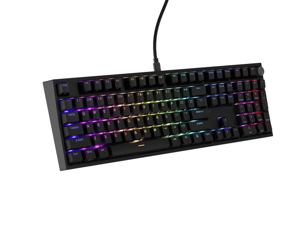 Tastatura Mecanica Gaming Genesis Thor 404, RGB, USB, negru — miniatură