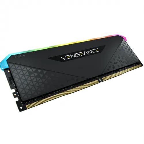 Corsair Memorie DDR4, 8GB, 3200MHz, CL16, Negru, VENGEANCE RGB RS, BULK "CM4X8GD3200C16G4E" — miniatură