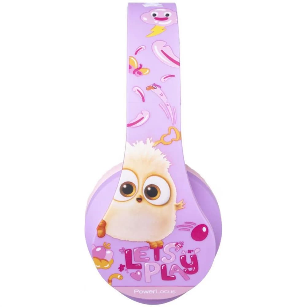 Casti Head-band PowerLocus P2 Angry Birds, Wireless, Roz — miniatură