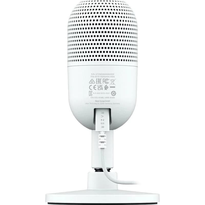 Microfon Razer Seiren V3 Mini White, USB, LED backlight — miniatură