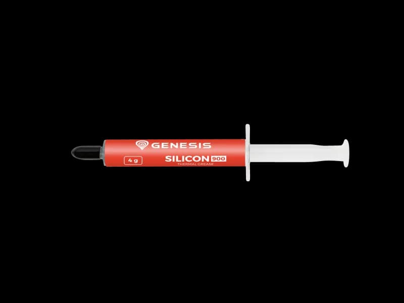 Pasta Termoconductoare GENESIS SILICON 900 4g, conductivitate 12.8W/mK, densitate relativa 2.8/cm3, temperatura de mediu intre -50/250°C