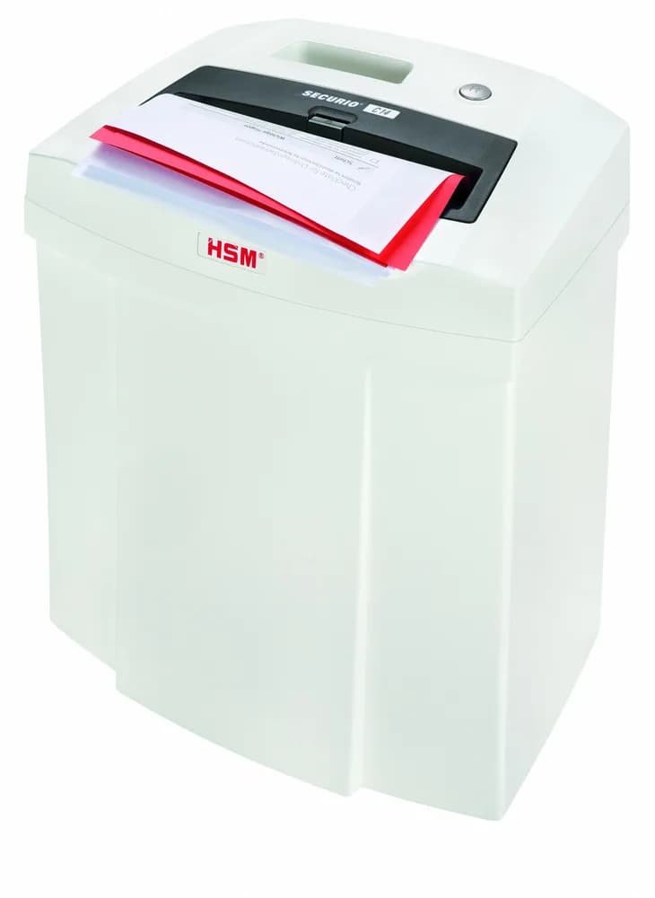 Distrugator documente manual HSM Securio C14, 10-12 coli, fasie (3,9 mm), securitate 2 "H-2250111" — miniatură